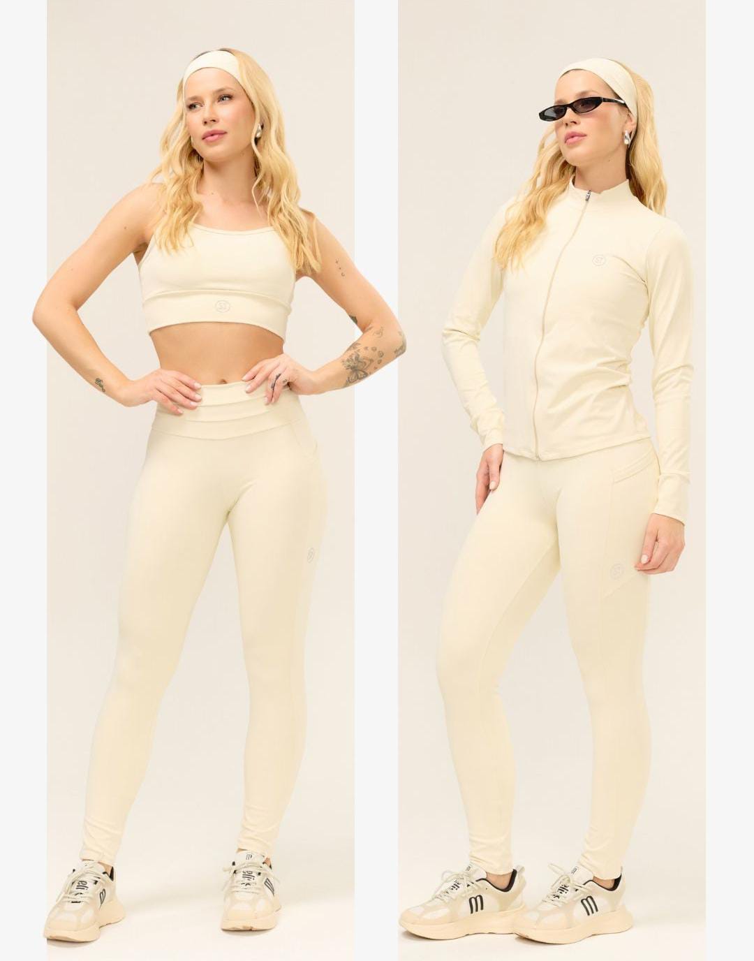 Calça Legging blackout, Salto Triplo