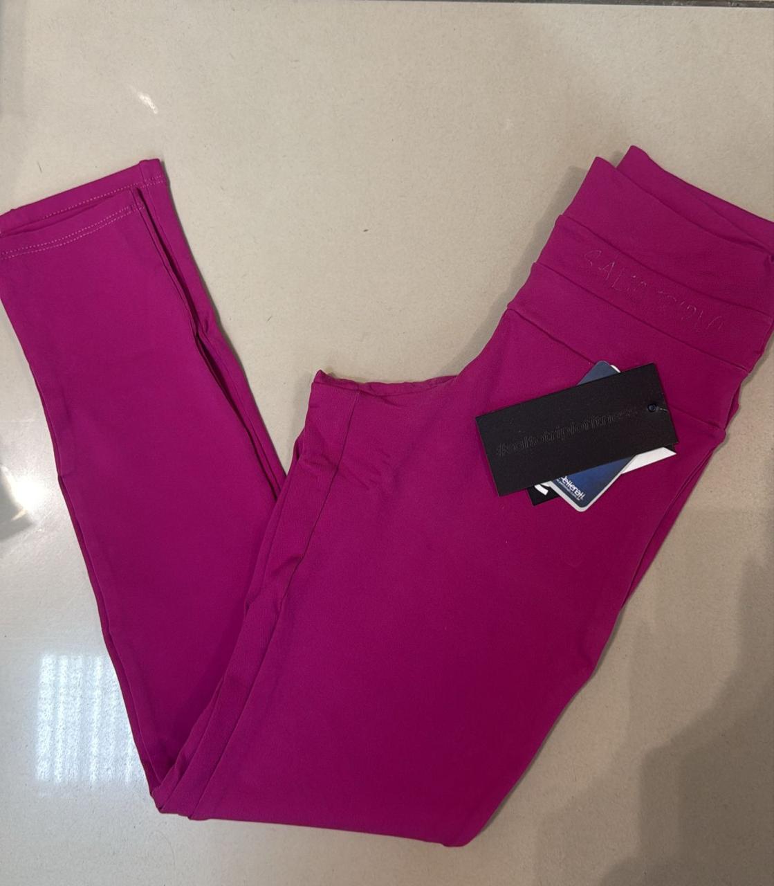 Calça Legging Suplex Cós Triplo Modelador UV 50+, Salto Triplo