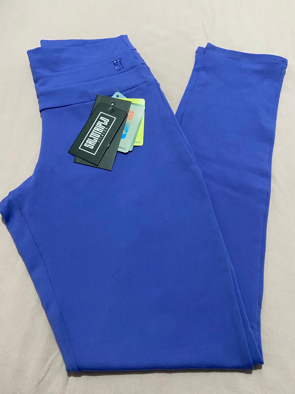 Calça Legging Suplex Cós Triplo Modelador UV 50+, Salto Triplo